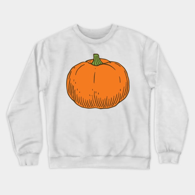 Pumpkin Crewneck Sweatshirt by deepfuze